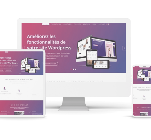 Réalisation: Site internet de type landing page – Amelioweb.com