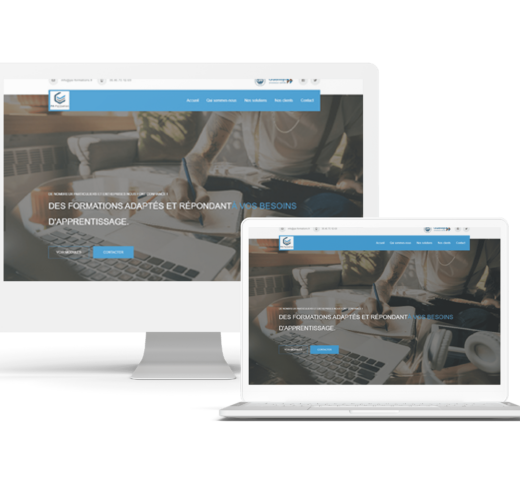 Réalisation: Site internet de formation e-learning
