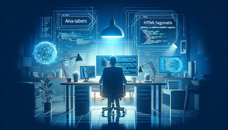Aria-labels et sémantique HTML : rendre son site navigable au clavier