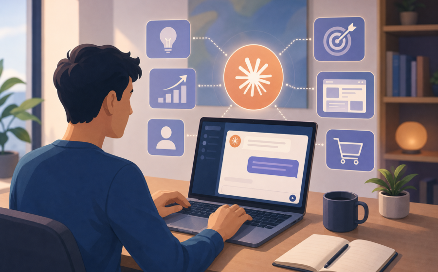 7 prompts pour lancer un business en ligne avec Claude
