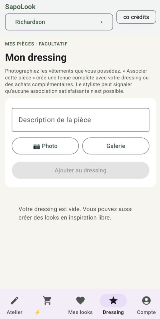 Capture application Androïd SAPOLOOK - 4
